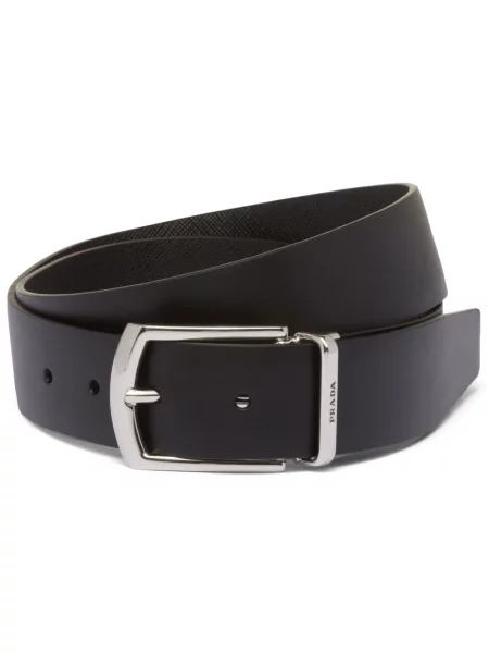 Curea Prada din piele negru