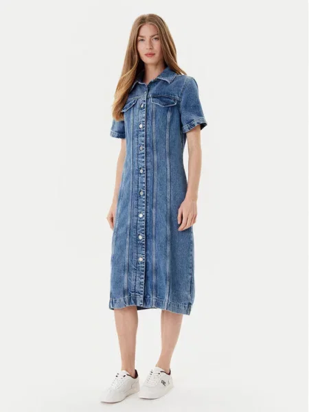 Tommy Hilfiger Jeans obleka modra