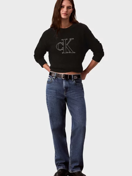 Букле свитер Calvin Klein черный