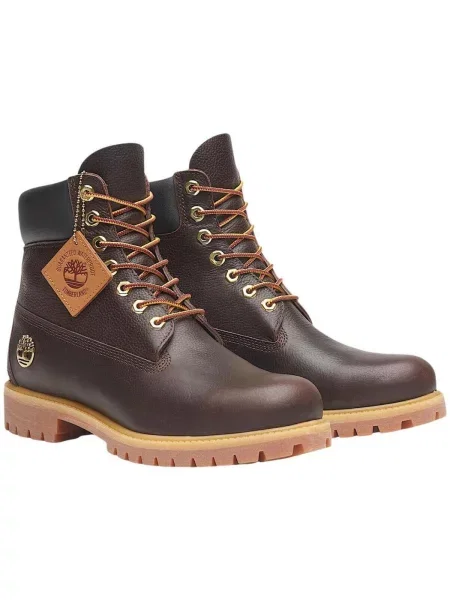 Impermeabil pantofi Timberland din dantelă maro