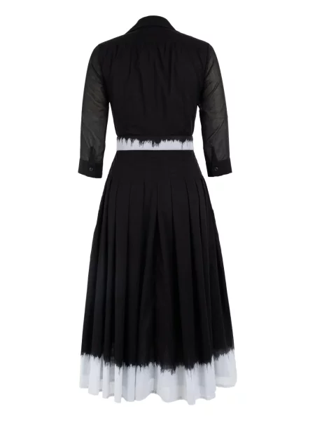 Rochie Samantha Sung plisată de costum negru