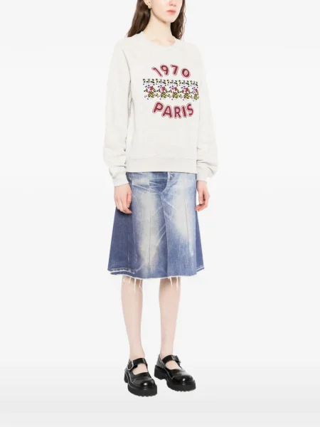 Суитчър Kenzo бродиран с тигров принт сиво