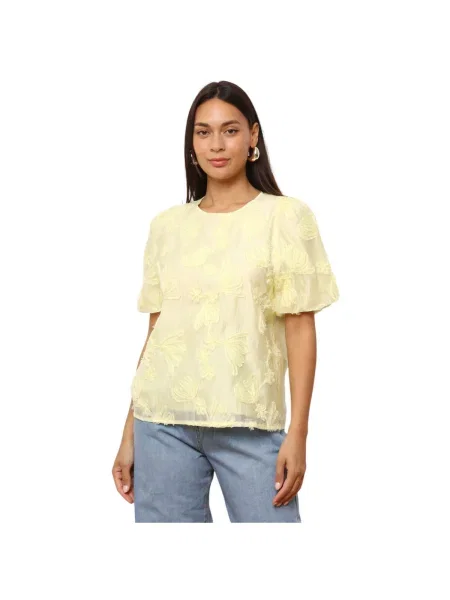 Top La Modeuse galben
