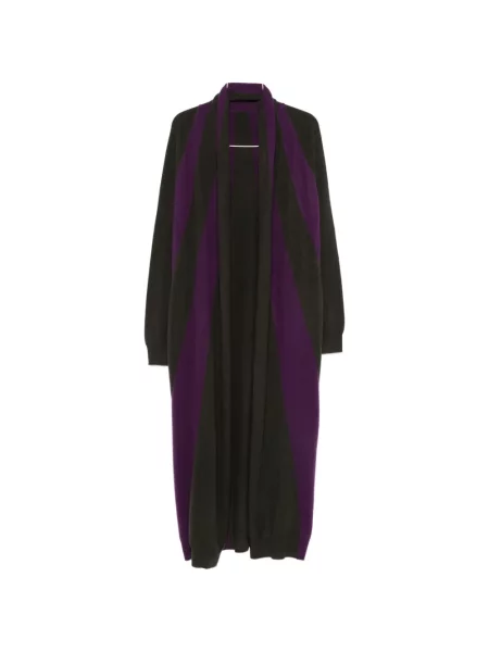 Cardigan Frenckenberger cu dungi lung negru