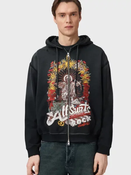 Худі Allsaints чорне