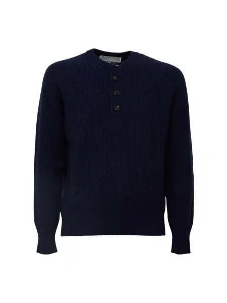 Dzianinowy sweter Amaránto niebieski