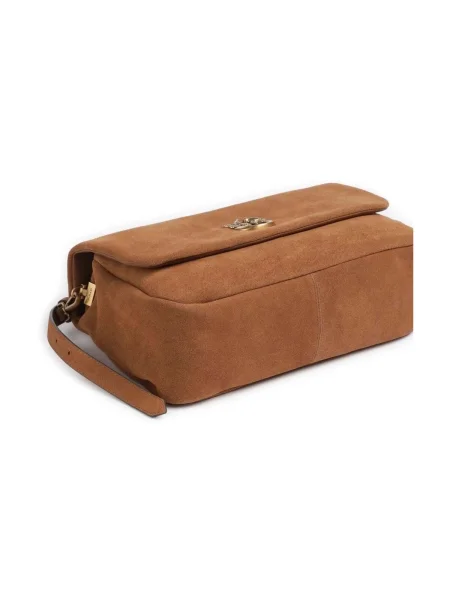 Pinko Geantă pe umăr CLICK SOFT HANDLE | piele întoarsă maro