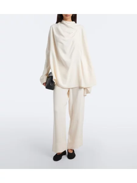 Pantaloni Toteme alb
