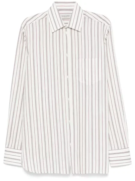 Риза Golden Goose на райета бяло