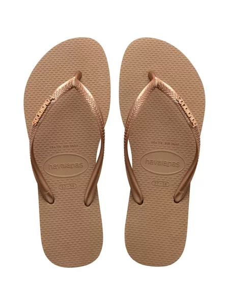 Вьетнамки Havaianas золотые