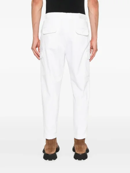 Pantaloni cargo Eleventy alb