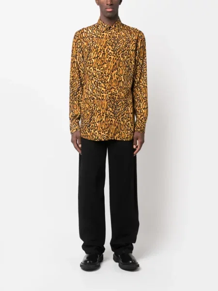 Raštuota ilgas marškiniai Moschino leopardinė
