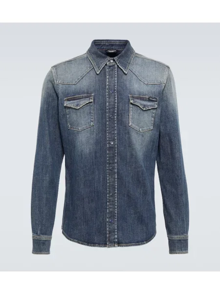 Kavbojska srajca Dolce&gabbana modra