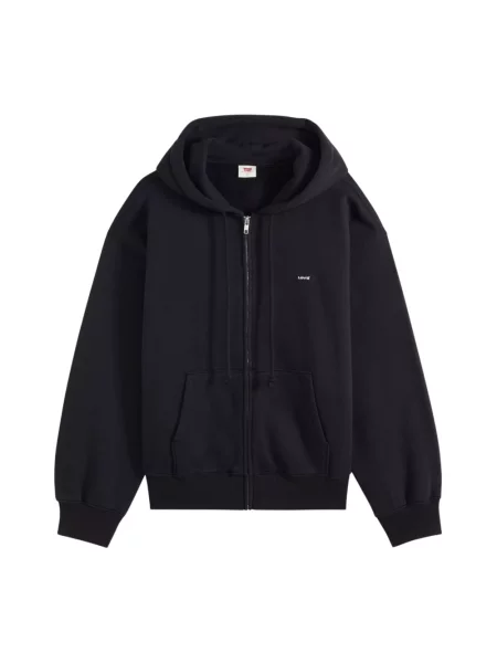 Bluza z kapturem Levi's z kapturem czarna