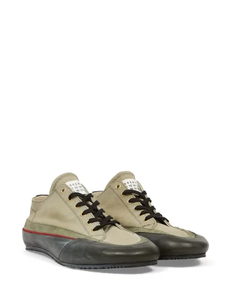 Sneakerși Maison Margiela din canvas verde