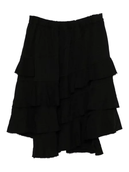 Fustă Black Comme Des Garçons cu volane negru