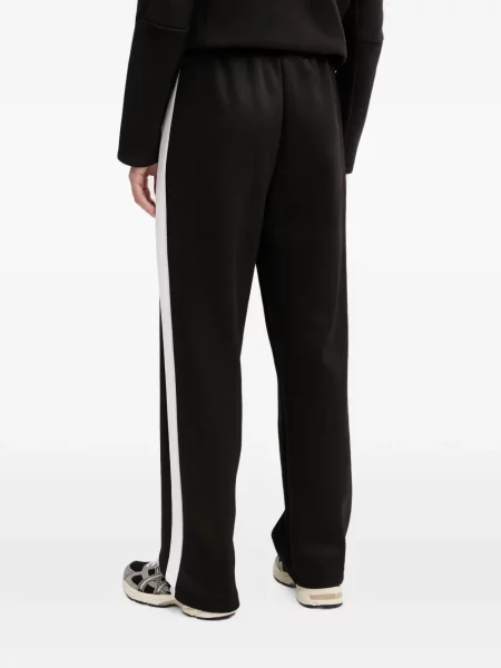 Pantaloni Puma cu dungi alergare negru