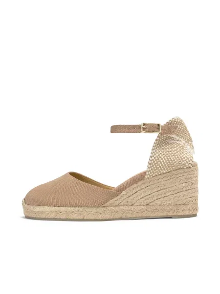 Castañer Espadrilky Carol písková / světle béžová