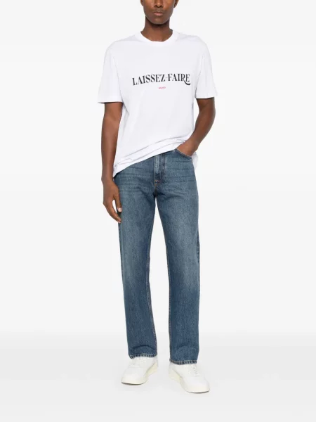 Tricou Hugo cu imagine alb