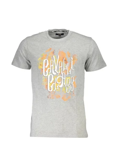Tricou Cavalli Class cu imagine gri