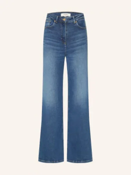 Reiss Široké Džíny Jas 31 mid blue modré