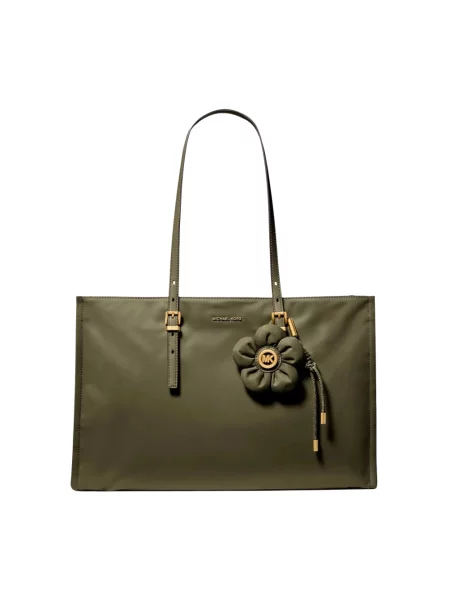 Shopperka Michael Kors skórzana brązowa