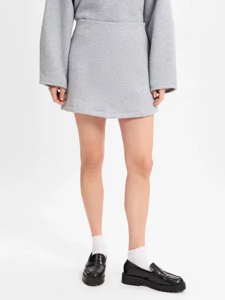 EDITED Spódnica Zola Kobiety marmurkowy 36 szary