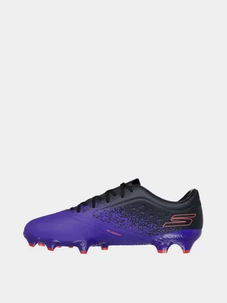 Кожаные кроссовки Skechers фиолетовые