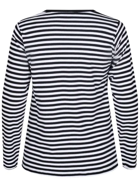 Zizzi Tricou CAMANDRINE negru alb