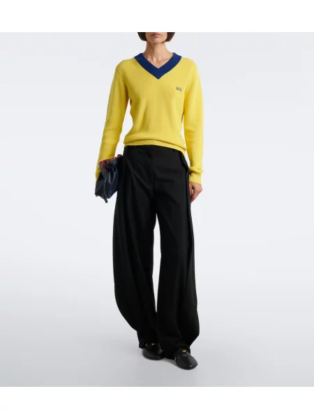 Pantaloni Loewe de lână negru