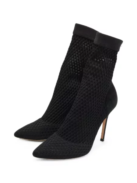 Cizme scurte Gianvito Rossi tricotate negru