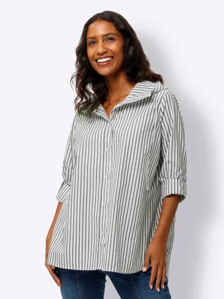 Heine Bluză kaki alb