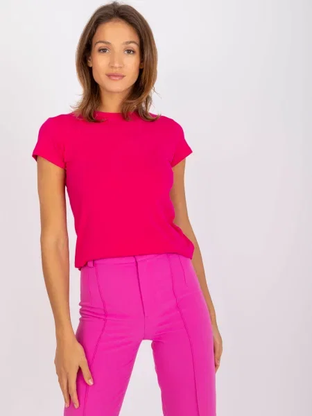 Tricou Fashionhunters fucsie