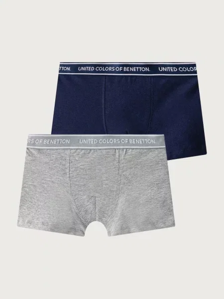 United Colors of Benetton přiléhavé boxerky s šedý