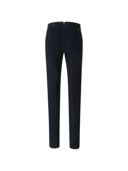 Pantaloni Pt Torino de catifea cord albastru