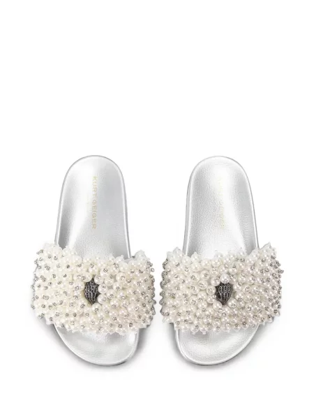 Papuci Kurt Geiger London alb