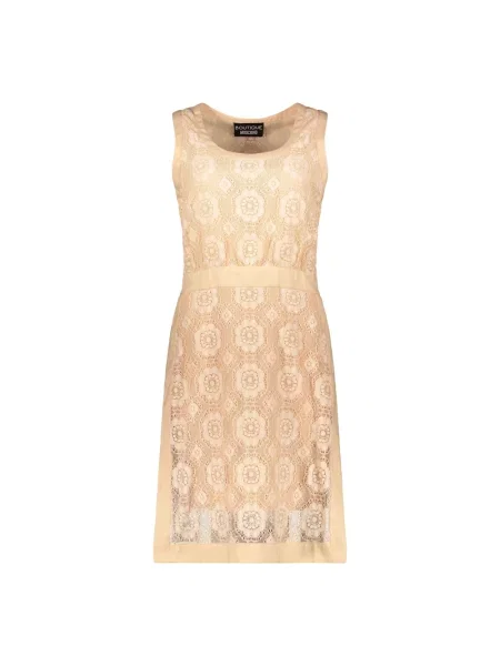 Sukienka Boutique Moschino bez rękawów różowa