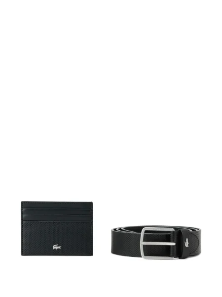 Curea Lacoste din piele negru