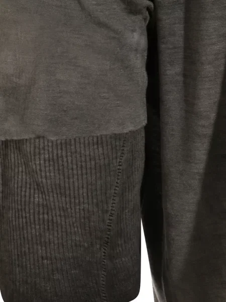 Tricou Thom Krom cu nervuri gri