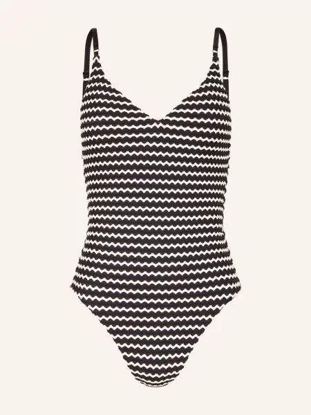 Seafolly Plavky Mesh Effect černá bílá