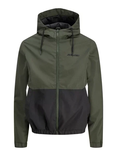 JACK & JONES Geacă de primăvară-toamnă JWHMASH metalic / oliv gri