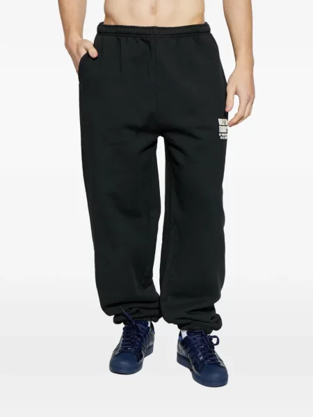 Pantaloni Willy Chavarria cu autograf negru
