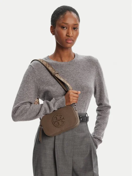 Tory Burch Geantă Mini Miller Crossbody maro