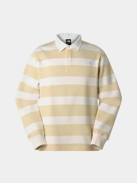 Поло The North Face U RUGBY POLO SWEATSHIRT бежевий