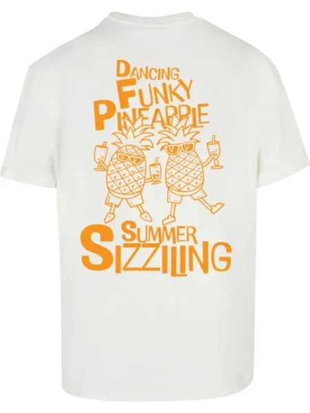 Merchcode Póló Funky Pineapple ekrü / vegyes színek