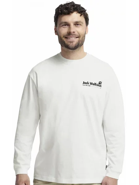 Лонгслив Jack Wolfskin белый