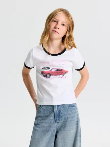 Dětské top Sinsay bílý