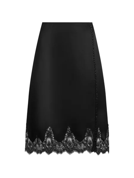Fustă Dolce & Gabbana din satin negru