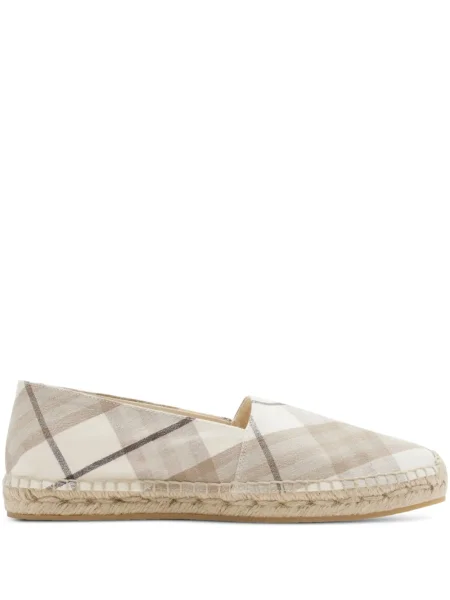 Kostkované espadrilky Burberry