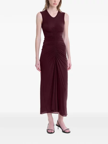 Rochie Fforme cu volane roșu